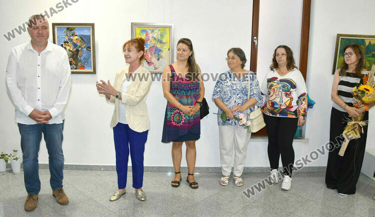 Откриха изложбата с творби от Националния пленер по живопис „Хасково – цветна палитра“