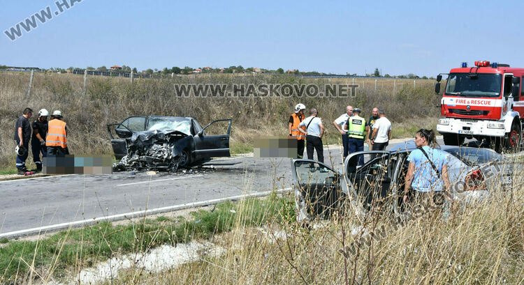 Четирима загинаха и трима са ранени в зверския сблъсък край Константиново 