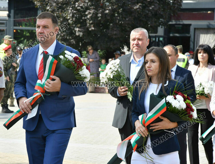 Хасково чества 140 години от Съединението на България с тържествена церемония