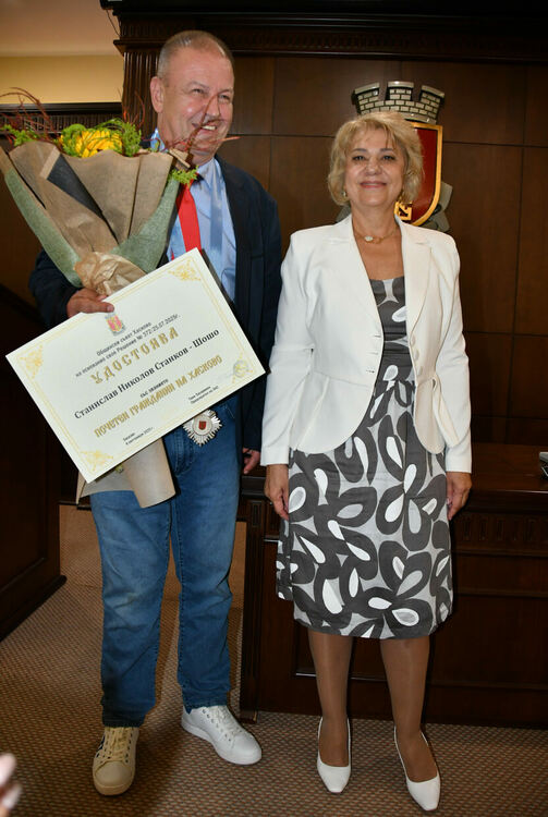 Баскетболният ас на Хасково Станислав Станков - Шошо вече е почетен гражданин