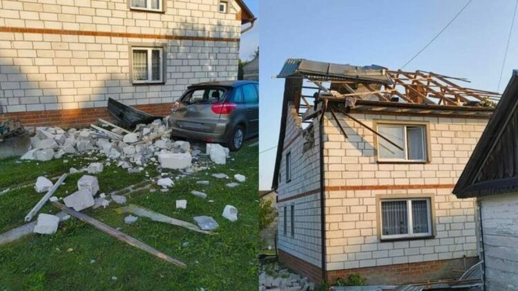 Ударената къща в Люблинско воеводство.