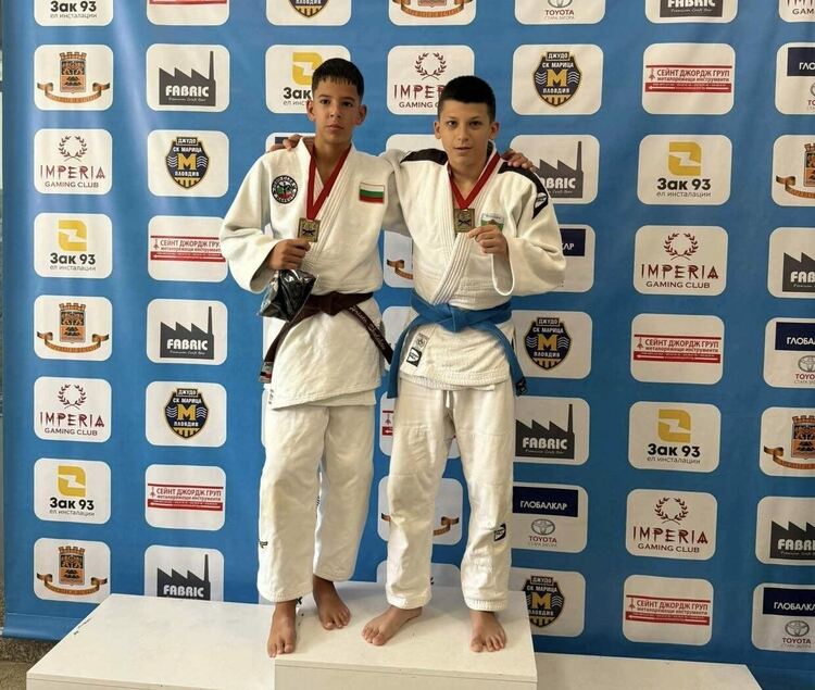 Джудистите на „Хасково“ с три титли и още седем медала на турнир в Пловдив