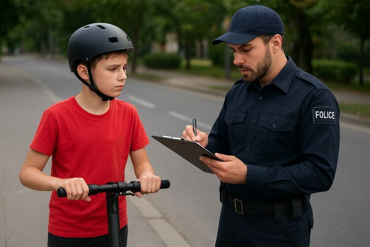 Първи глоби за собственици на електрически тротинетки в Димитровград - без каска 50лв.