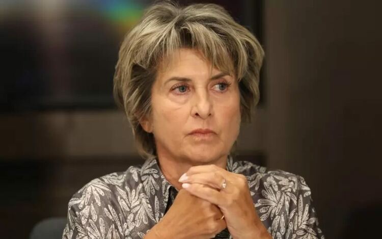 Весела Лечева говори пред медиите в София след днешното заседание на новоизбраното, но невстъпило в длъжност изпълнително бюро на БОК.