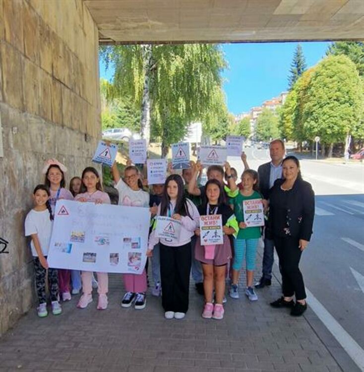 Сирени и детски призиви за отговорно поведение на пътя прозвучаха в Смолян по повод 18 септември – Европейския ден без загинали на пътя