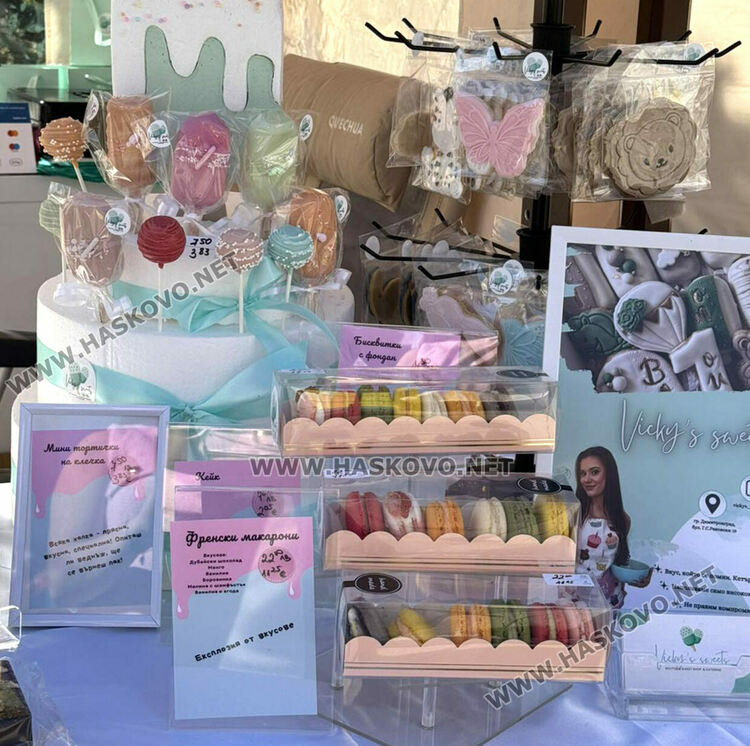 Хасковлийка се включи в базара на „Капана фест“ с бутикови сладки и здравословни изделия