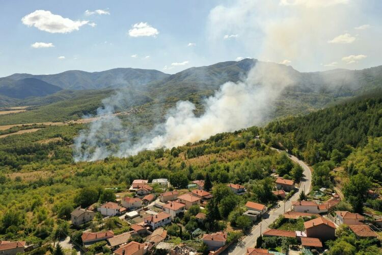 Пожар възникна край Горнослав