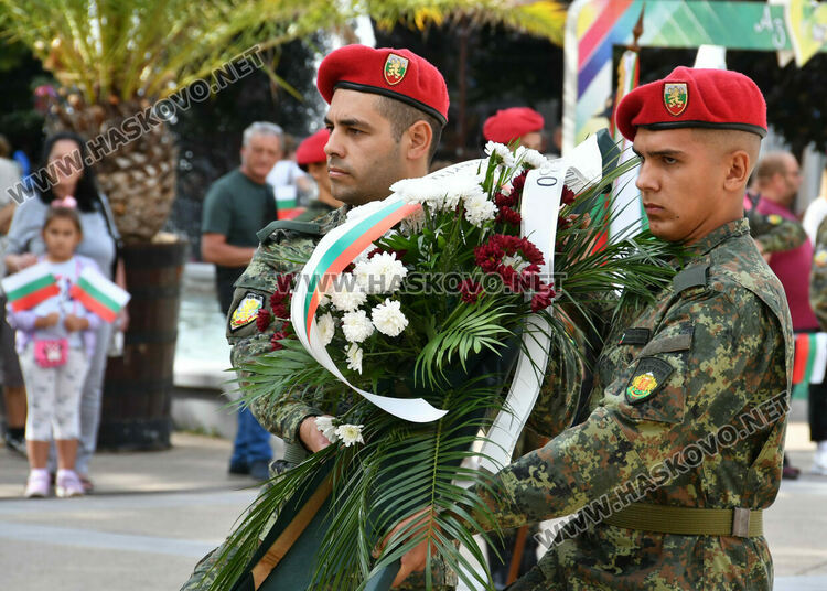 Хасково чества 117 г. от Независимостта на България с тържествен ритуал