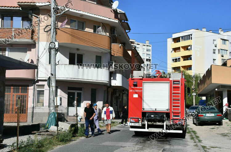 Изгасиха пламнали сухи треви и храсти в кв.„Възраждане“ в Хасково