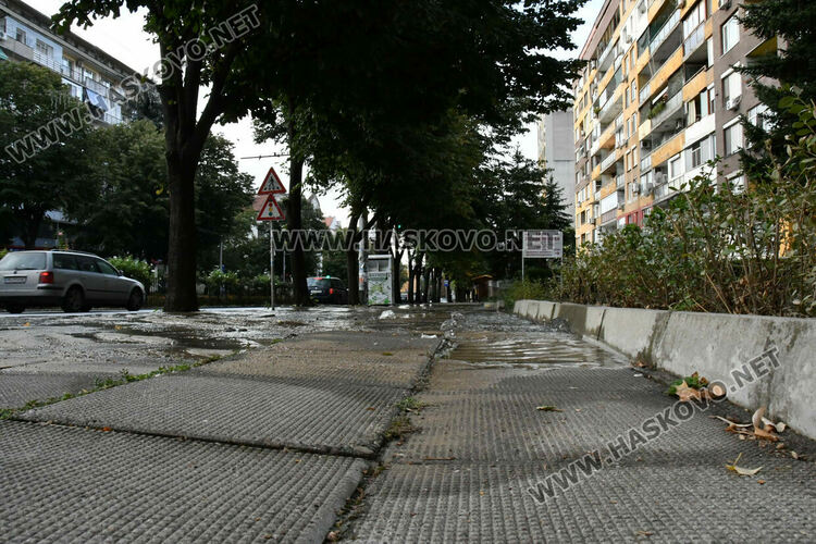 ВиК отстранява авария на бул. „Раковски“