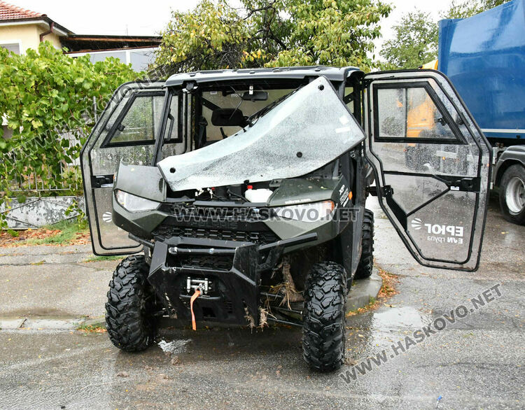 Трима са ранени при катастрофа между Бъги на Енергото и камион за боклук в Хасково