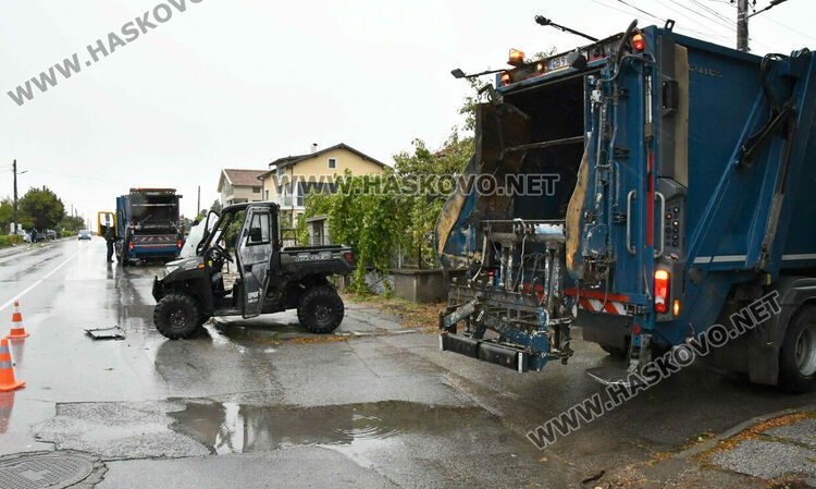 Трима са ранени при катастрофа между Бъги на Енергото и камион за боклук в Хасково
