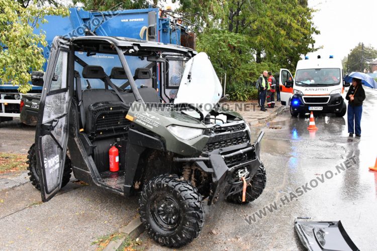 Трима са ранени при катастрофа между Бъги на Енергото и камион за боклук в Хасково