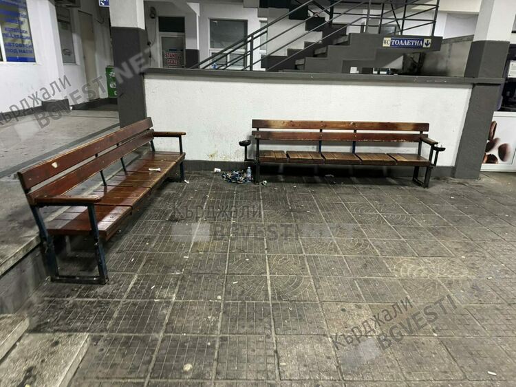   Бездомни кучета,клошари и проститутки населяват Автогарата в Кърджали нощем,оставят я тънеща в боклуци