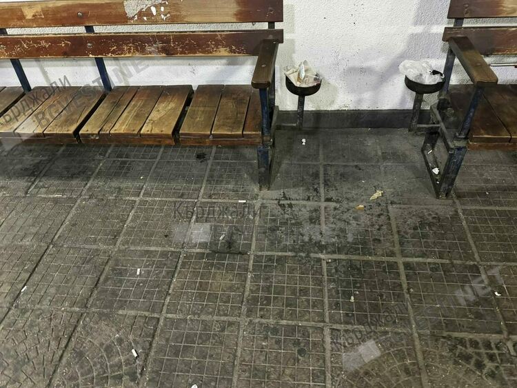   Бездомни кучета,клошари и проститутки населяват Автогарата в Кърджали нощем,оставят я тънеща в боклуци