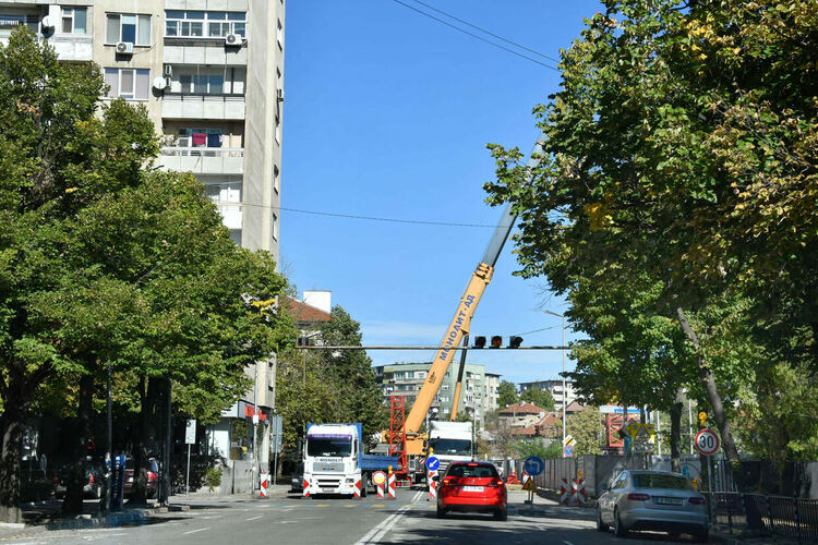 Затвориха бул. „Стефан Стамболов“ заради строеж