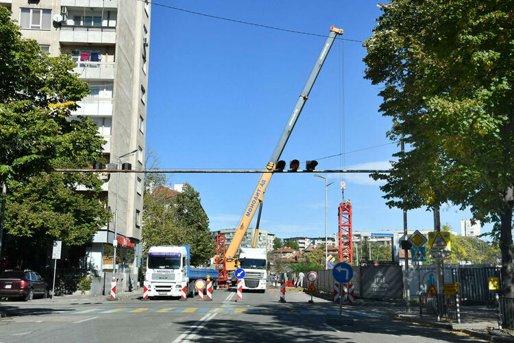 Затвориха бул. „Стефан Стамболов“ заради строеж