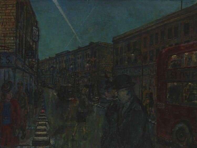 Blackout, 1942. Лондон гаси лампите, за да не бъде забелязан от немските самолети при нощните бомбардировки.