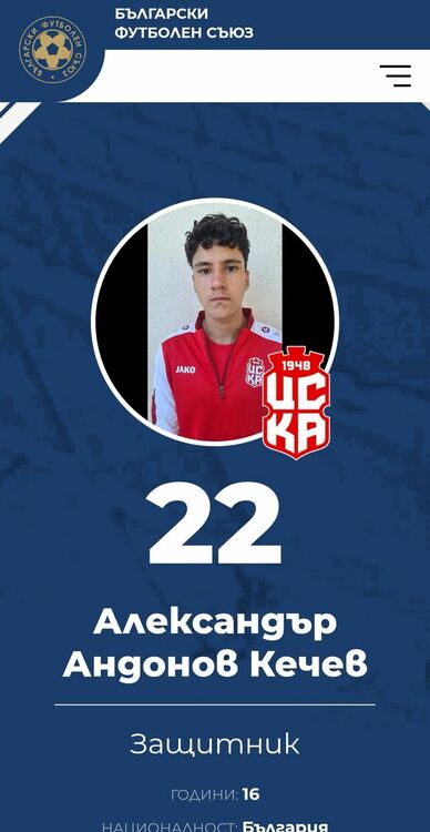 Млада надежда от Смолян се отличава в ЦСКА 1948