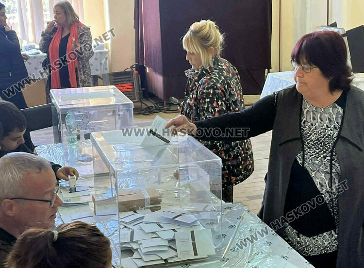 Висока активност на изборите за кмет в с. Черногорово