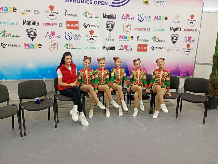 Успехи за състезателите на „Виолена“ на Plovdiv cup Aerobics Open 