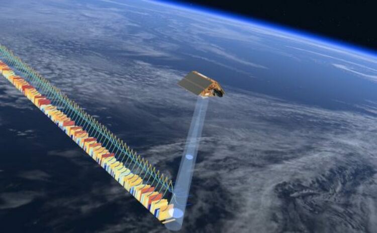 Радарен алтиметър на спътника Sentinel-6.