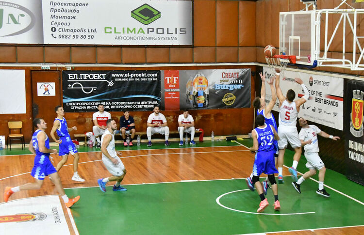 Баскетболистите на „Хасково“ биха „Левски“ за четвърти успех през сезона 