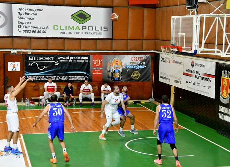 Баскетболистите на „Хасково“ биха „Левски“ за четвърти успех през сезона 