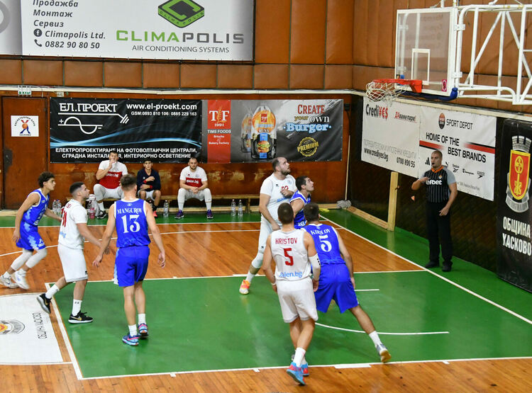 Баскетболистите на „Хасково“ биха „Левски“ за четвърти успех през сезона 