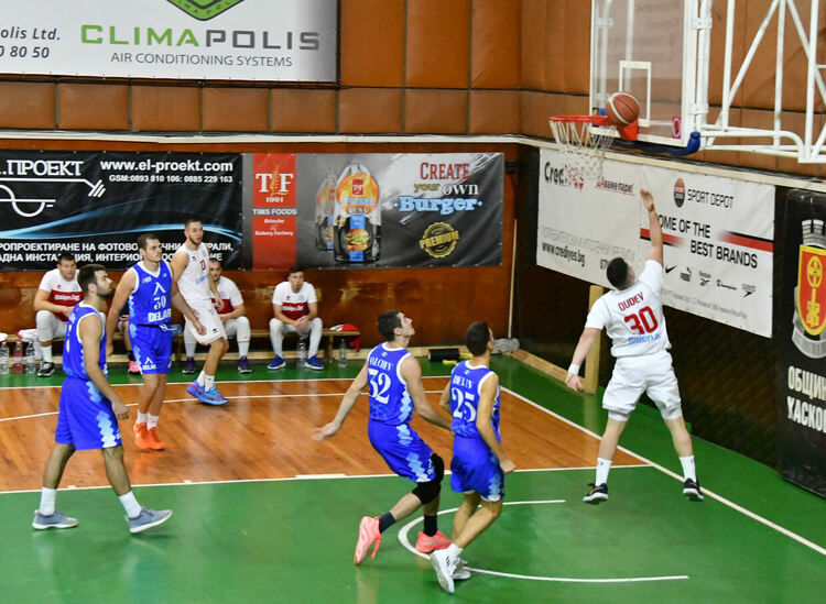 Баскетболистите на „Хасково“ биха „Левски“ за четвърти успех през сезона 