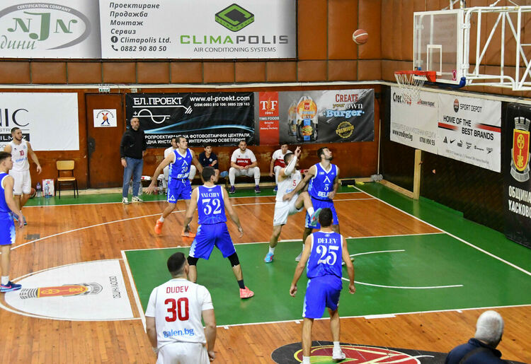 Баскетболистите на „Хасково“ биха „Левски“ за четвърти успех през сезона 