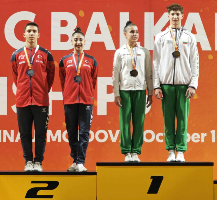 „Мега спорт“ с 5 златни и един сребърен медал от Балканските игри по аеробика в Молдова