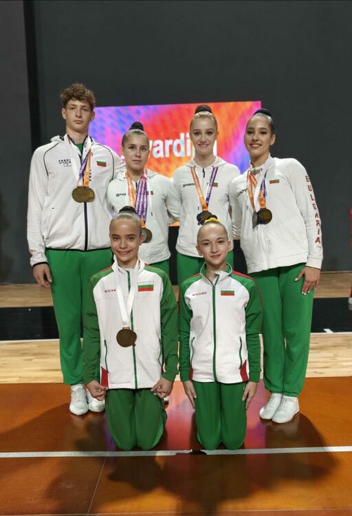 „Мега спорт“ с 5 златни и един сребърен медал от Балканските игри по аеробика в Молдова