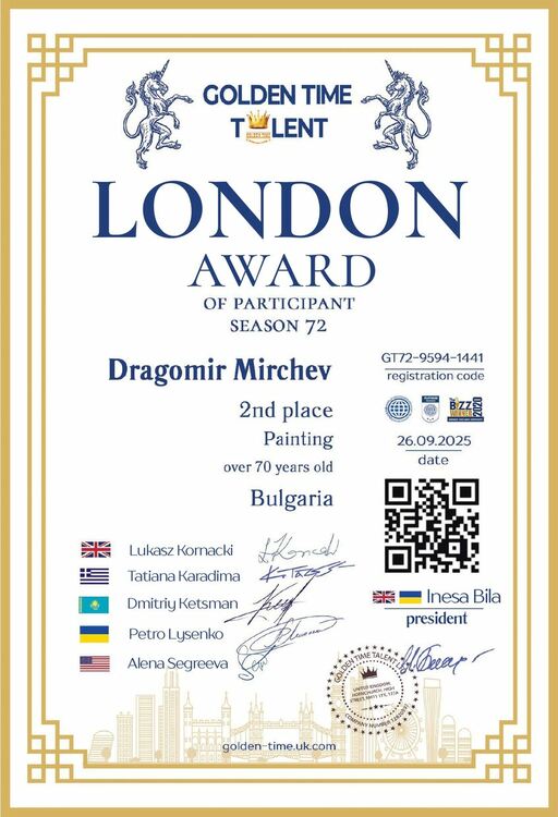 Разностранният талант д-р Драгомир Мирчев завършва юбилейна година с участие в арт-фестивал Париж