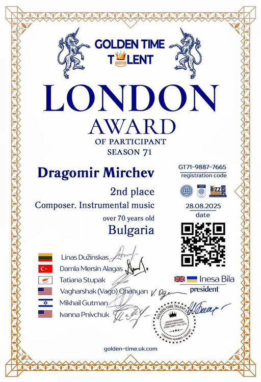 Разностранният талант д-р Драгомир Мирчев завършва юбилейна година с участие в арт-фестивал Париж