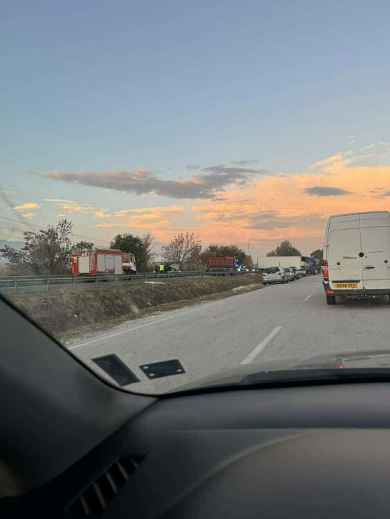 Челна катастрофа предизвика голямо задръстване на Околовръстното на Пловдив 