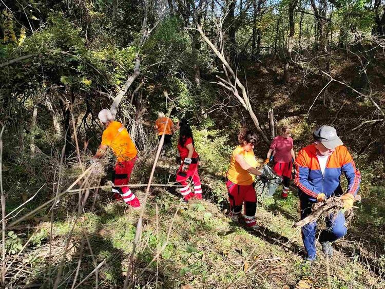 Доброволци разчистиха района около параклиса край с. Мандра