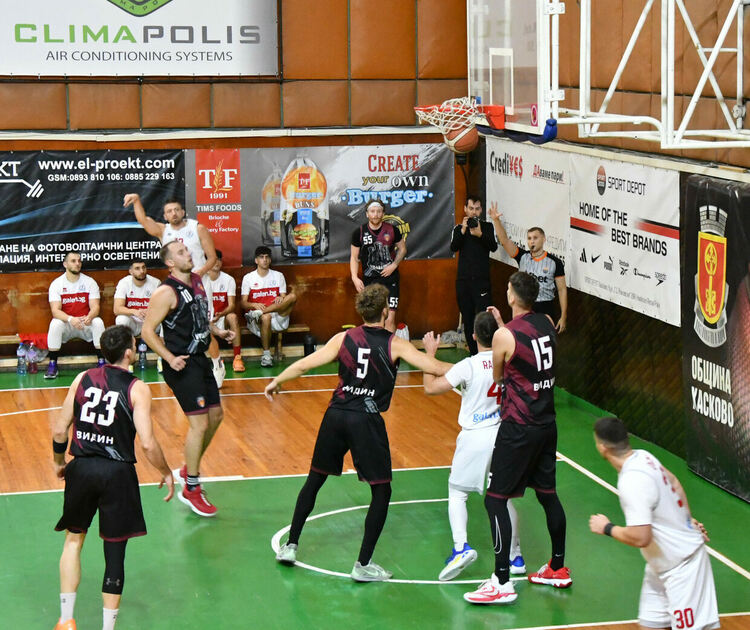 Баскетболистите на „Хасково“ с първа загуба за сезона