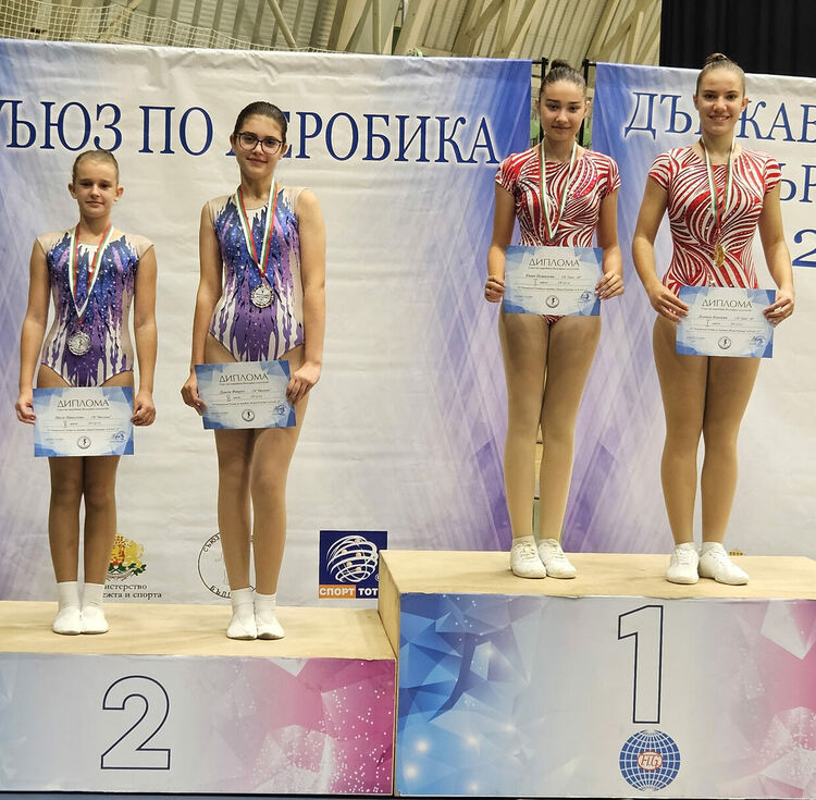 Две отборни купи и златни медали за „Виолена“ от Държавно първенство и Национален турнир в Пловдив