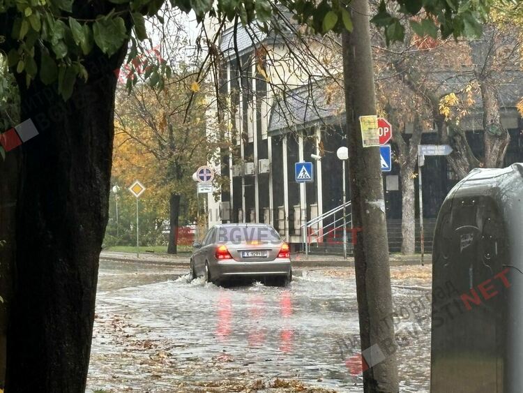 Дъждът над Димитровград създаде само локални проблеми