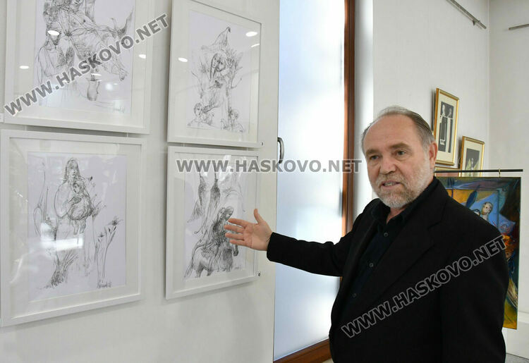 Благой Господинов показа над 50 творби от „Моят свят“ в Хасково