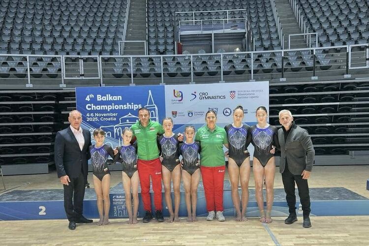 Кристин Кръстева е балканска шампионка по спортна гимнастика