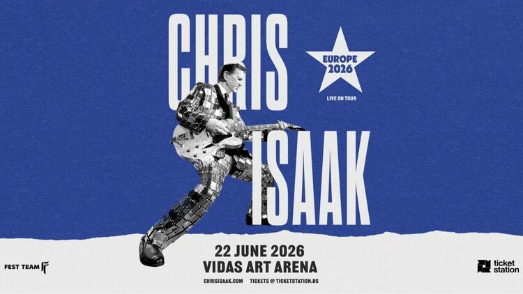 Легендарният Крис Айзък за първи път в България!