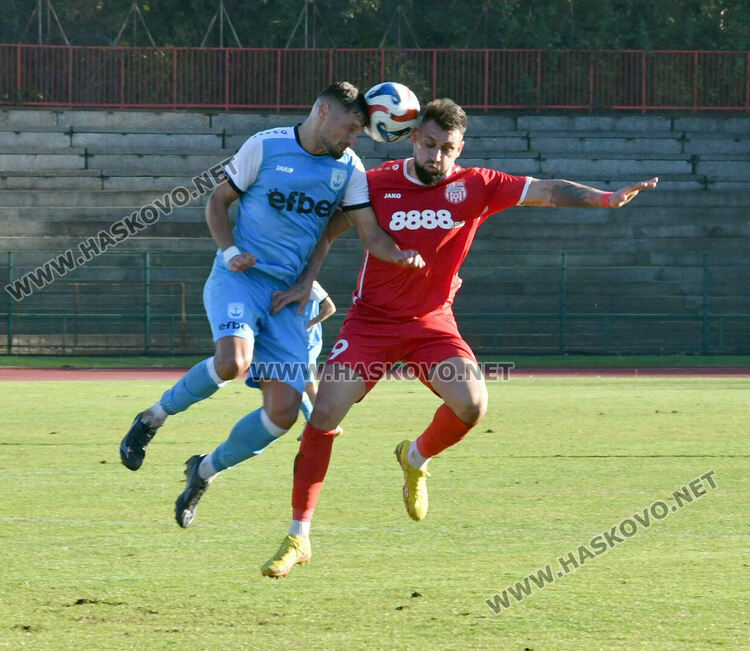 Два гола на Христо Бойков донесоха четвърти пореден успех на „Хасково“