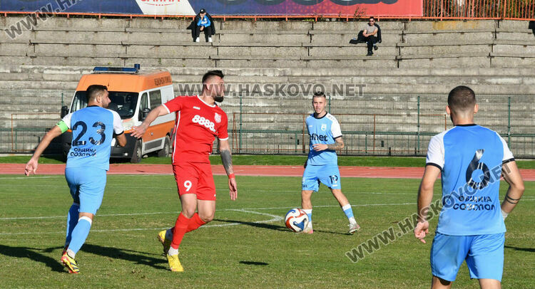 Два гола на Христо Бойков донесоха четвърти пореден успех на „Хасково“