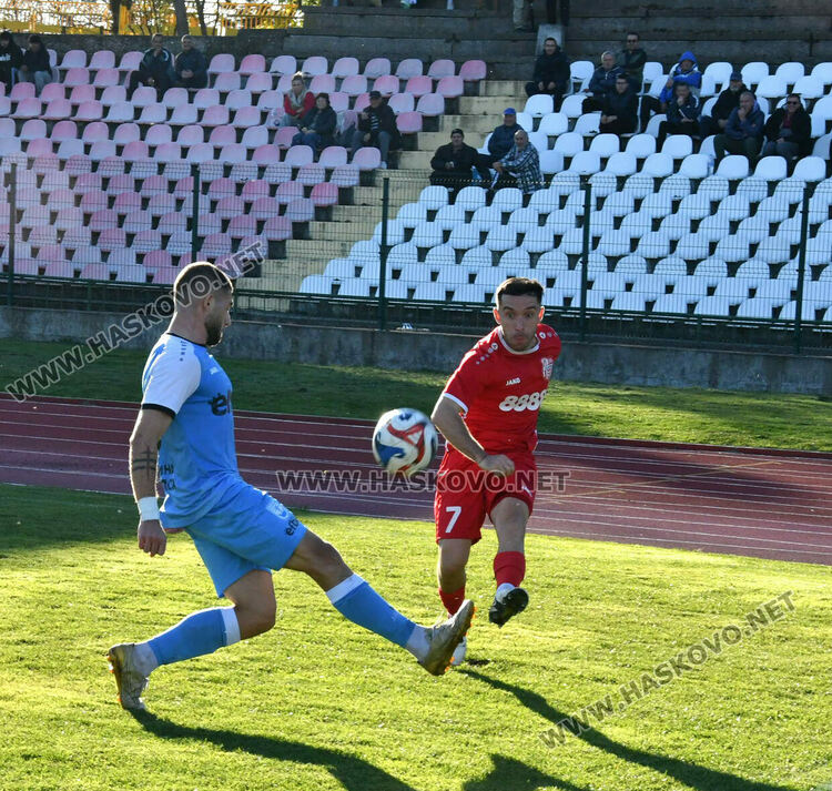 Два гола на Христо Бойков донесоха четвърти пореден успех на „Хасково“