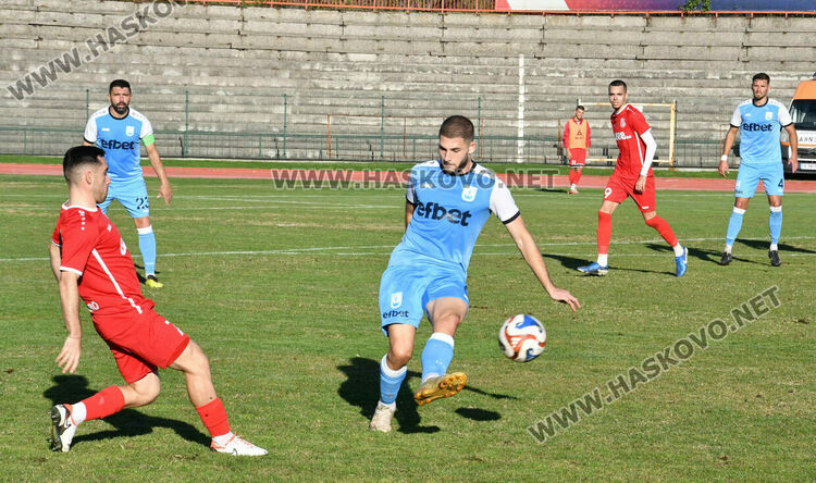 Два гола на Христо Бойков донесоха четвърти пореден успех на „Хасково“