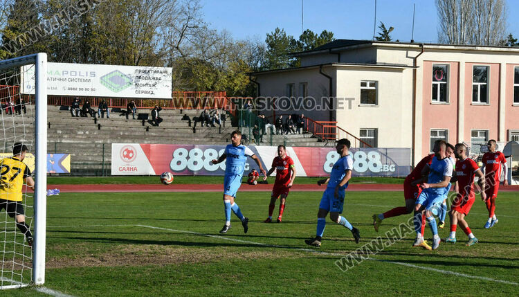 Два гола на Христо Бойков донесоха четвърти пореден успех на „Хасково“