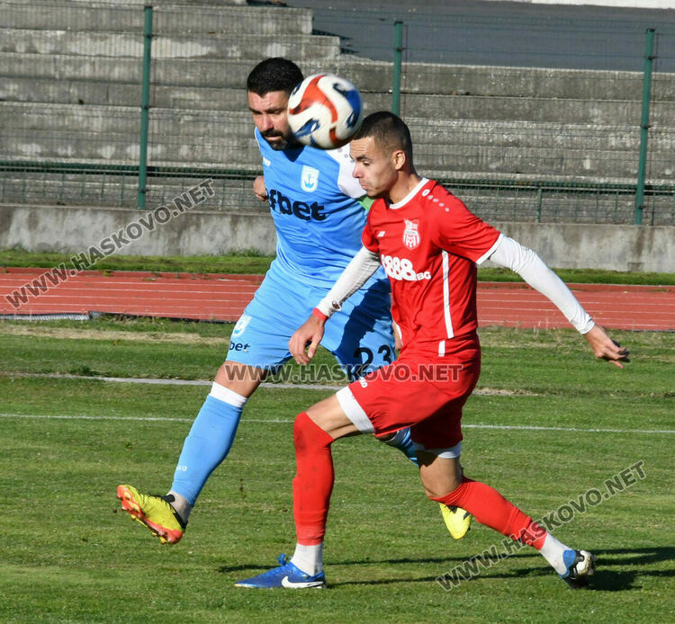 Два гола на Христо Бойков донесоха четвърти пореден успех на „Хасково“