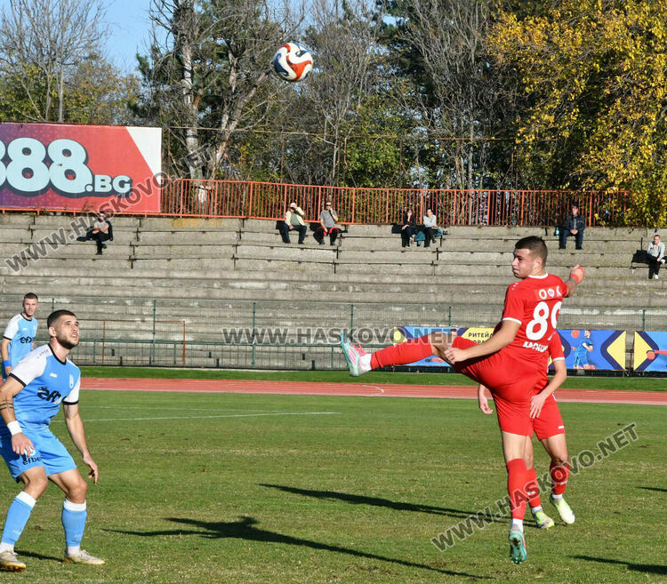 Два гола на Христо Бойков донесоха четвърти пореден успех на „Хасково“